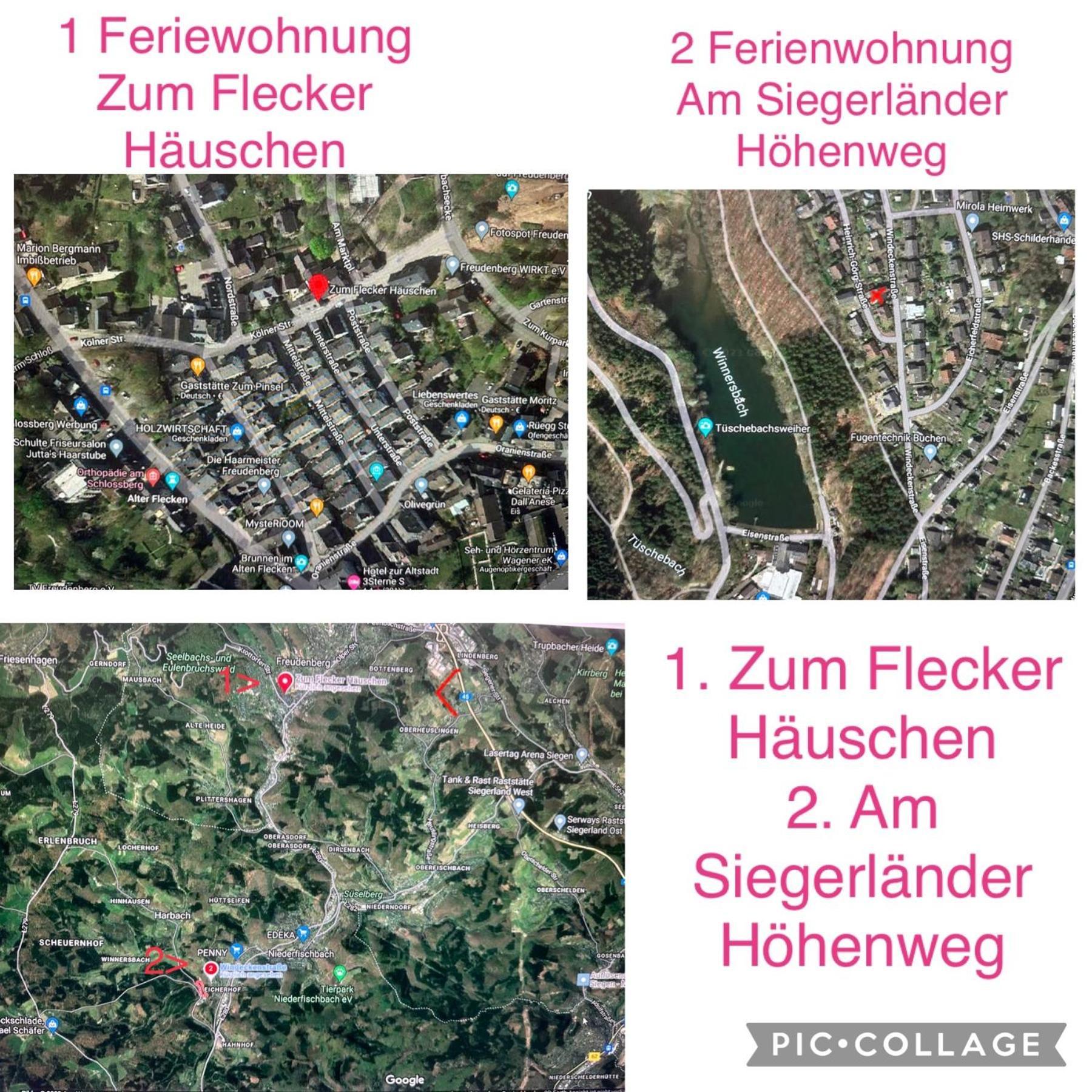 Ferienwohnung " Zum Flecker Haeuschen" In Der Altstadt Freudenberg Фройденберг Экстерьер фото
